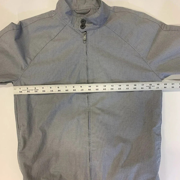 Banana Republic Men's Grey Micro Houndstooth Lightweight‎ Club Jacket Size S - Picture 9 of 11